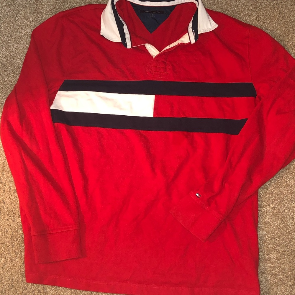 VINTAGE Tommy Hilfiger collard shirt